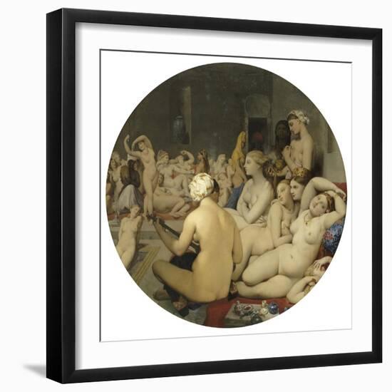 Le Bain turc-Jean-Auguste-Dominique Ingres-Framed Giclee Print