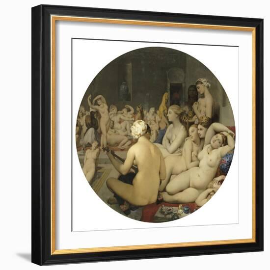 Le Bain turc-Jean-Auguste-Dominique Ingres-Framed Giclee Print