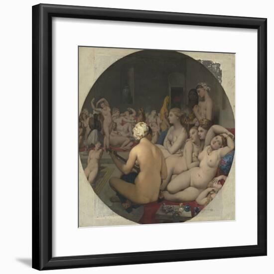 Le Bain turc-Jean-Auguste-Dominique Ingres-Framed Giclee Print