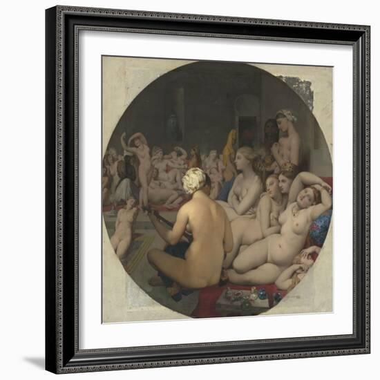 Le Bain turc-Jean-Auguste-Dominique Ingres-Framed Giclee Print