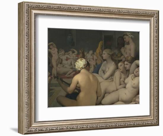 Le Bain turc-Jean-Auguste-Dominique Ingres-Framed Giclee Print