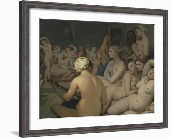 Le Bain turc-Jean-Auguste-Dominique Ingres-Framed Giclee Print