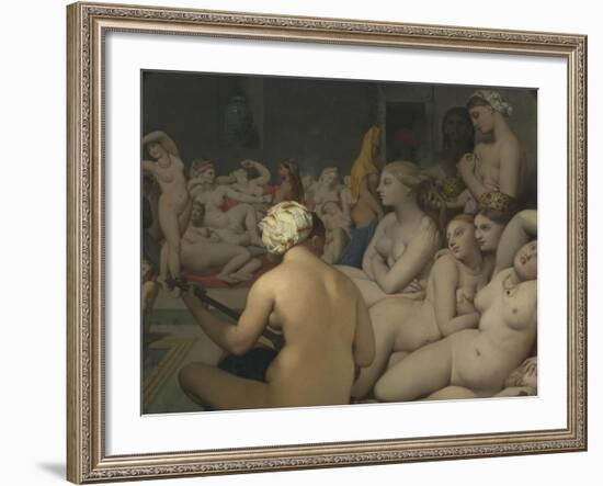 Le Bain turc-Jean-Auguste-Dominique Ingres-Framed Giclee Print