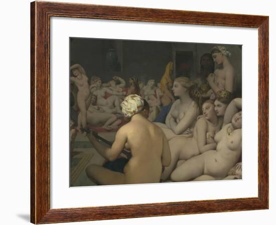 Le Bain turc-Jean-Auguste-Dominique Ingres-Framed Giclee Print