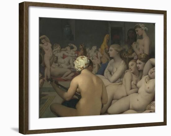 Le Bain turc-Jean-Auguste-Dominique Ingres-Framed Giclee Print