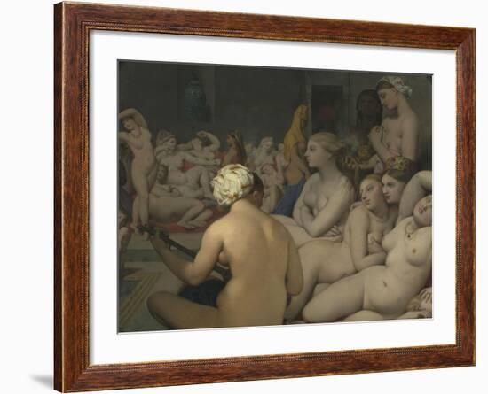 Le Bain turc-Jean-Auguste-Dominique Ingres-Framed Giclee Print