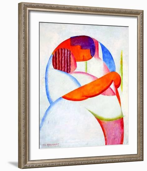 Le Baiser, c.1925-Marcel-Louis Baugniet-Framed Art Print