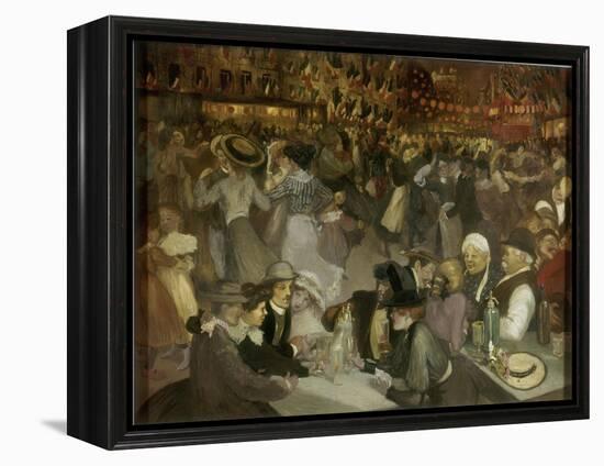 Le bal du 14 juillet-Théophile Alexandre Steinlen-Framed Premier Image Canvas