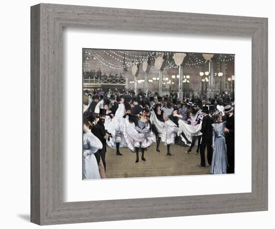 'Le Bal Du Moulin-Rouge', 1900-Unknown-Framed Photographic Print