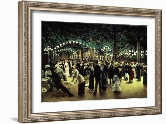 Le Bal Public, 1880-Jean Béraud-Framed Giclee Print