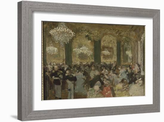 Le Bal-Edgar Degas-Framed Giclee Print