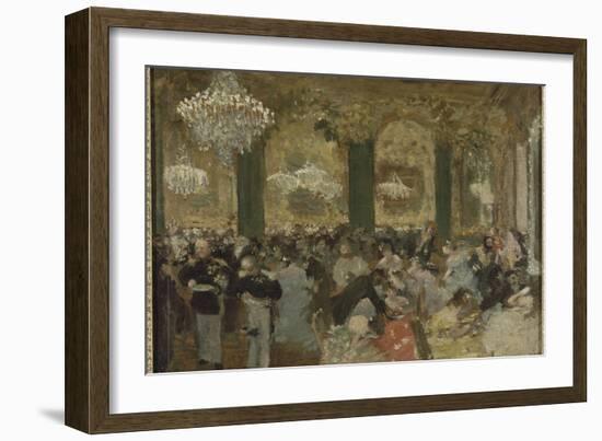 Le Bal-Edgar Degas-Framed Giclee Print