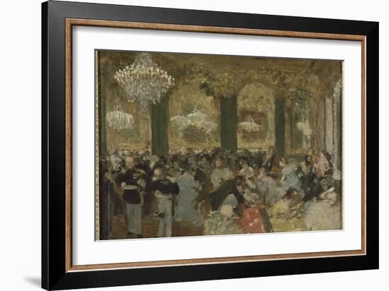 Le Bal-Edgar Degas-Framed Giclee Print