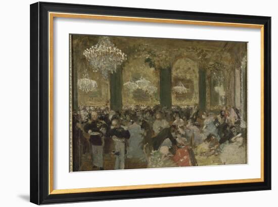 Le Bal-Edgar Degas-Framed Giclee Print