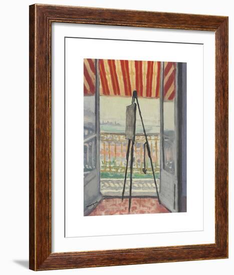 Le Balcon au Store Rayé-Albert Marquet-Framed Premium Giclee Print