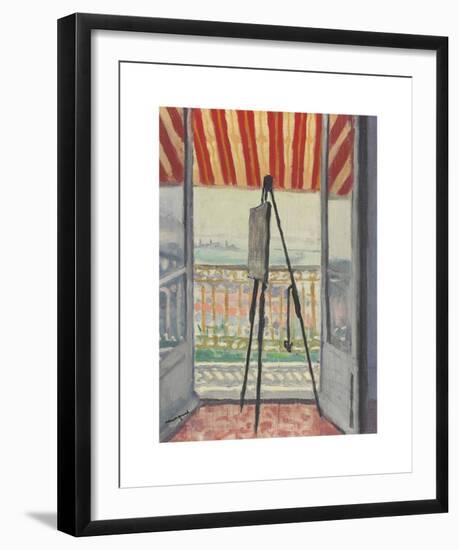 Le Balcon au Store Rayé-Albert Marquet-Framed Premium Giclee Print