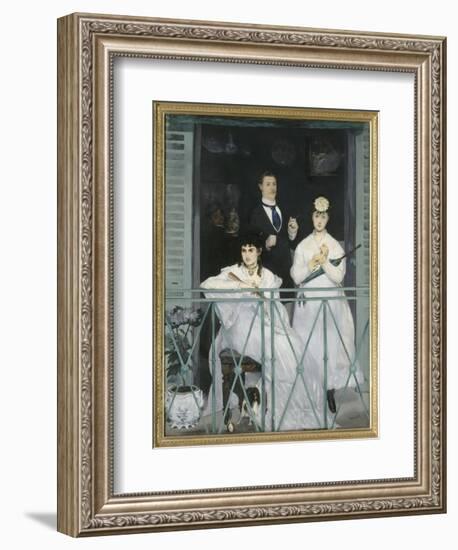 Le balcon-Edouard Manet-Framed Giclee Print