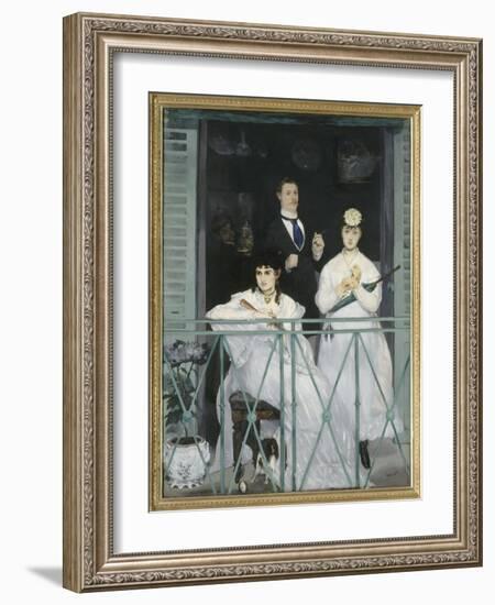 Le balcon-Edouard Manet-Framed Giclee Print