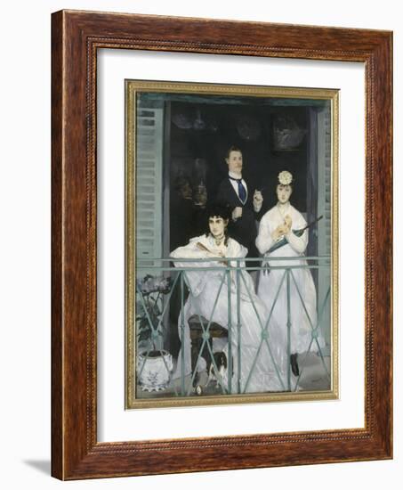 Le balcon-Edouard Manet-Framed Giclee Print