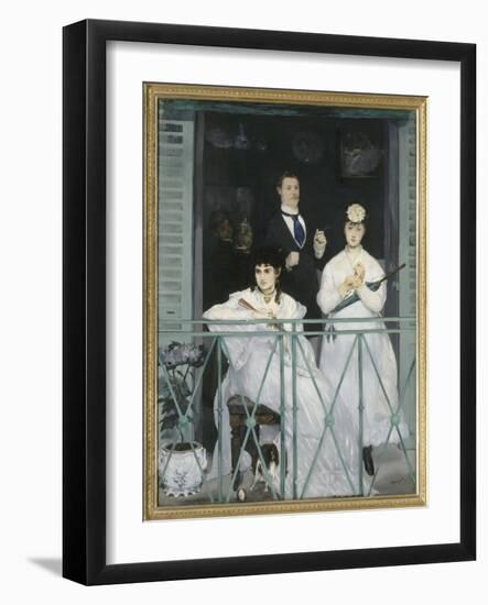 Le balcon-Edouard Manet-Framed Giclee Print