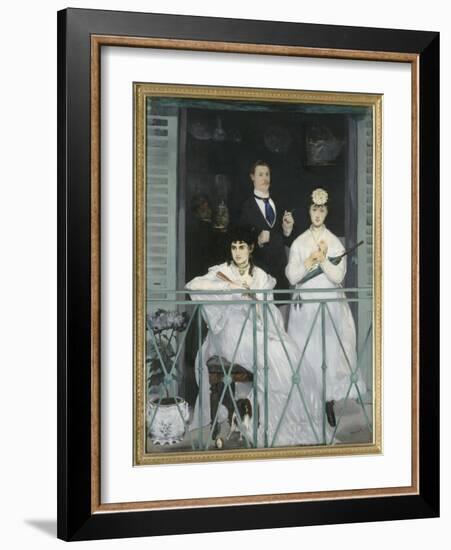 Le balcon-Edouard Manet-Framed Giclee Print