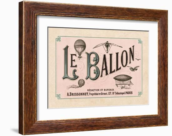 Le Ballon, ca. 1883-null-Framed Art Print