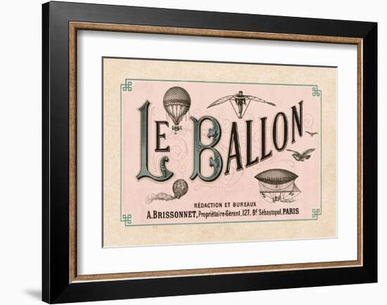 Le Ballon, ca. 1883-null-Framed Art Print