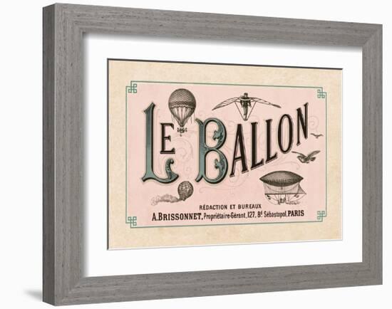 Le Ballon, ca. 1883-null-Framed Art Print