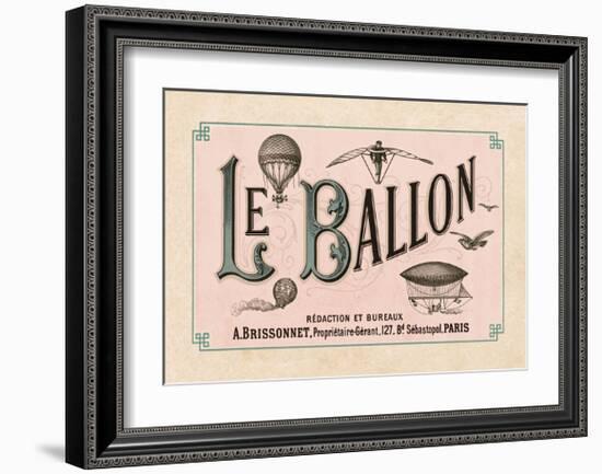 Le Ballon, ca. 1883-null-Framed Art Print