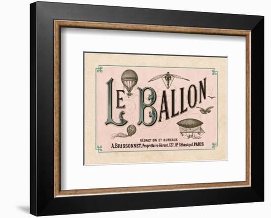 Le Ballon, ca. 1883-Vintage Reproduction-Framed Art Print