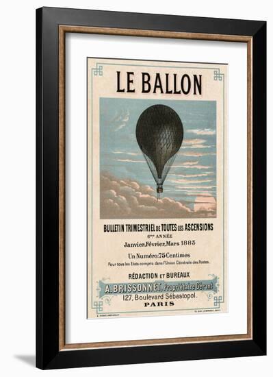 Le Ballon, Paris-null-Framed Art Print