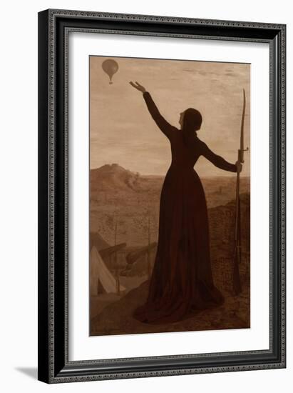 Le Ballon-Pierre Puvis de Chavannes-Framed Giclee Print