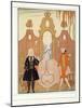 Le Barbon from Personages De Comedie, Pub. 1922 (Pochoir Print)-Georges Barbier-Mounted Giclee Print