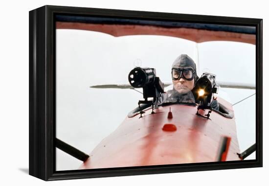 Le Baron rouge (The Red Baron) by Roger Corman with John Phillip Law, 1971 (photo)-null-Framed Stretched Canvas