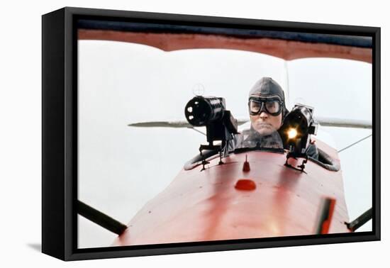 Le Baron rouge (The Red Baron) by Roger Corman with John Phillip Law, 1971 (photo)-null-Framed Stretched Canvas