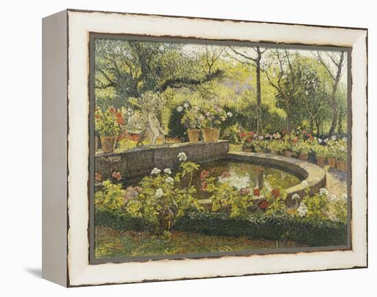 Le Bassin a Marquarol-Henri Martin-Framed Premier Image Canvas