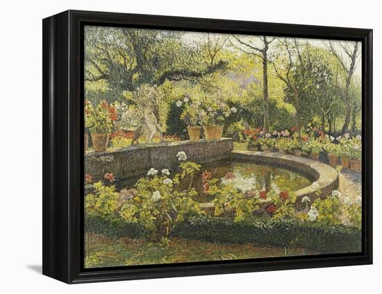 Le Bassin a Marquarol-Henri Martin-Framed Premier Image Canvas