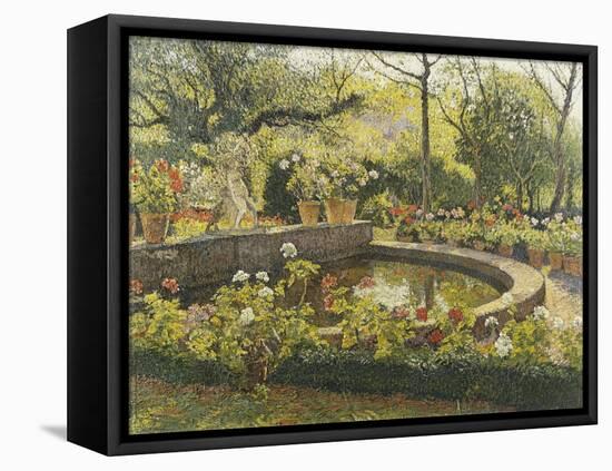 Le Bassin a Marquarol-Henri Martin-Framed Premier Image Canvas