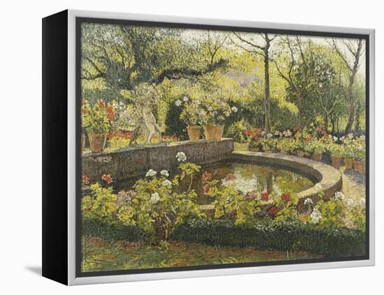 Le Bassin a Marquarol-Henri Martin-Framed Premier Image Canvas