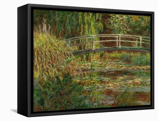 Le bassin au nympheas; harmonie rose (The water lily pond; pink harmony) Oil on canvas, 1900.-Claude Monet-Framed Premier Image Canvas