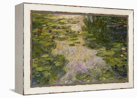 Le Bassin Aux Nymphéas, 1917-1919-Claude Monet-Framed Premier Image Canvas
