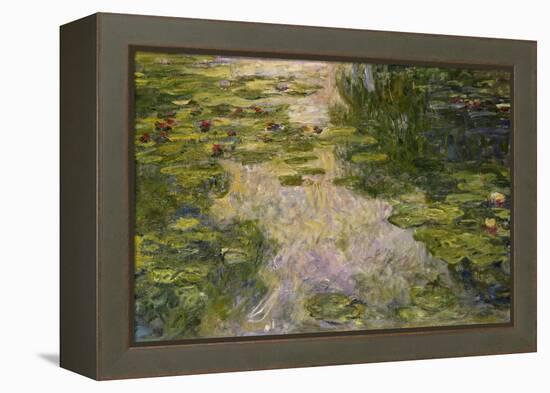 Le Bassin Aux Nymphéas, 1917-1919-Claude Monet-Framed Premier Image Canvas