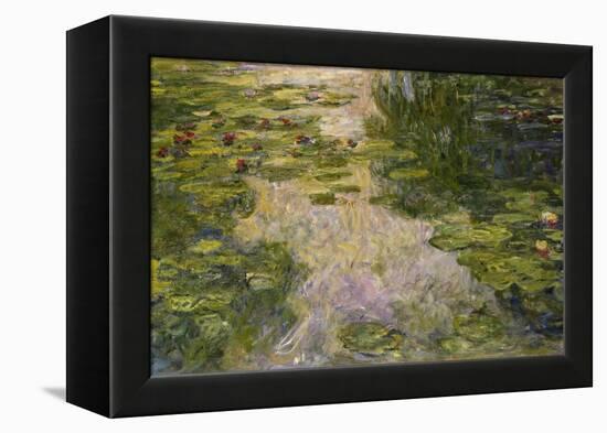 Le Bassin Aux Nymphéas, 1917-1919-Claude Monet-Framed Premier Image Canvas