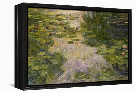 Le Bassin Aux Nymphéas, 1917-1919-Claude Monet-Framed Premier Image Canvas