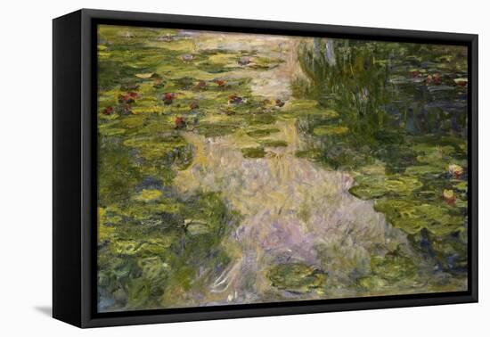 Le Bassin Aux Nymphéas, 1917-1919-Claude Monet-Framed Premier Image Canvas