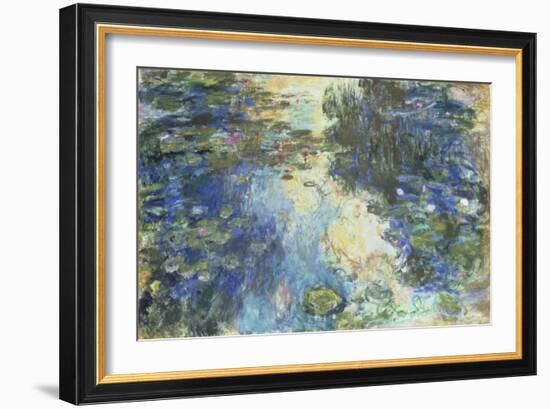 Le Bassin aux Nympheas, c.1917-19-Claude Monet-Framed Giclee Print