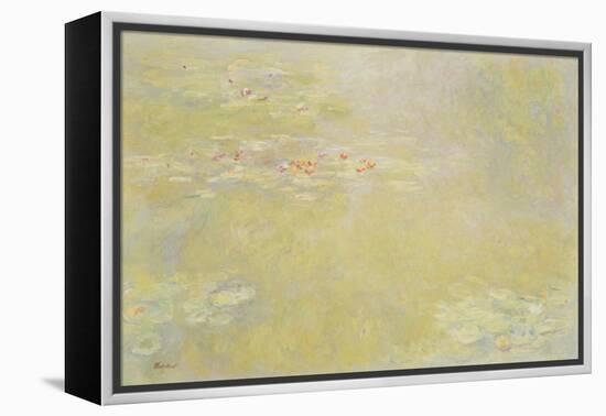 Le bassin aux nymphéas (Der Seerosenteich). Um 1916-Claude Monet-Framed Premier Image Canvas