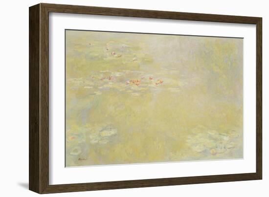 Le bassin aux nymphéas (Der Seerosenteich). Um 1916-Claude Monet-Framed Giclee Print