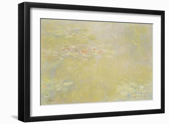 Le bassin aux nymphéas (Der Seerosenteich). Um 1916-Claude Monet-Framed Giclee Print