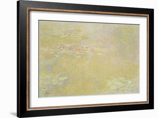 Le bassin aux nymphéas (Der Seerosenteich). Um 1916-Claude Monet-Framed Giclee Print